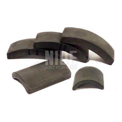 Industrial Magnet Customized Tile Shaped Arc Type Ferrite Magnet With High Magnetic For Motor
