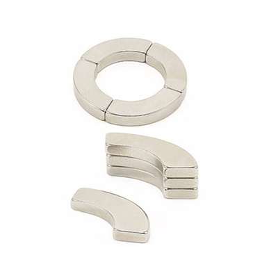 Customized Industrial Magnet Segment Sintered Wedge Neodymium Arc Motor Magnets For Wind Generator